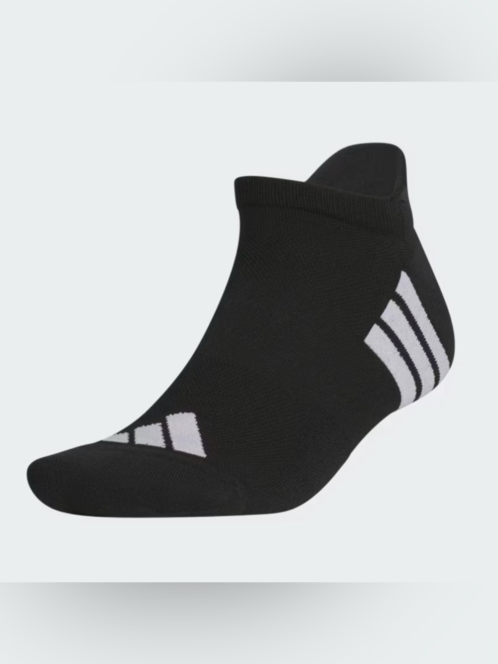 Adidas Black Low-Cut Sock Mens NWOT
